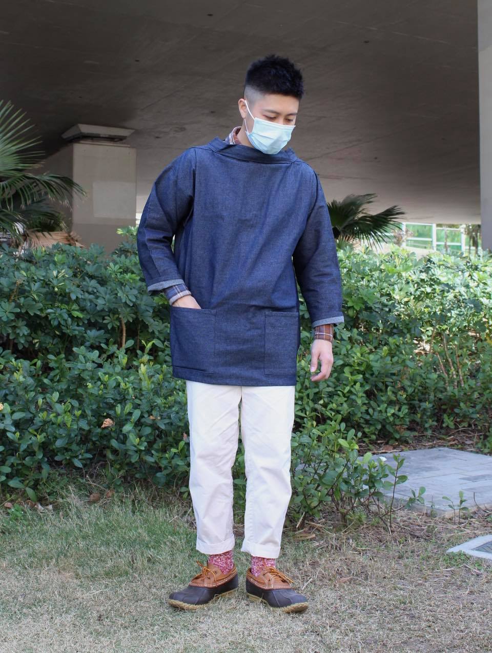 NEWLYN SMOCKS - Round Neck Smocks Denim