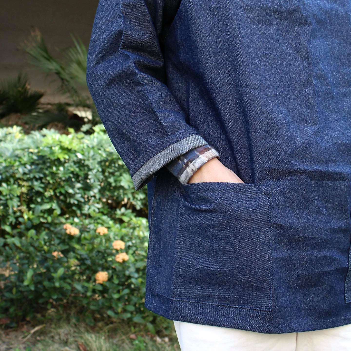 NEWLYN SMOCKS - Round Neck Smocks Denim
