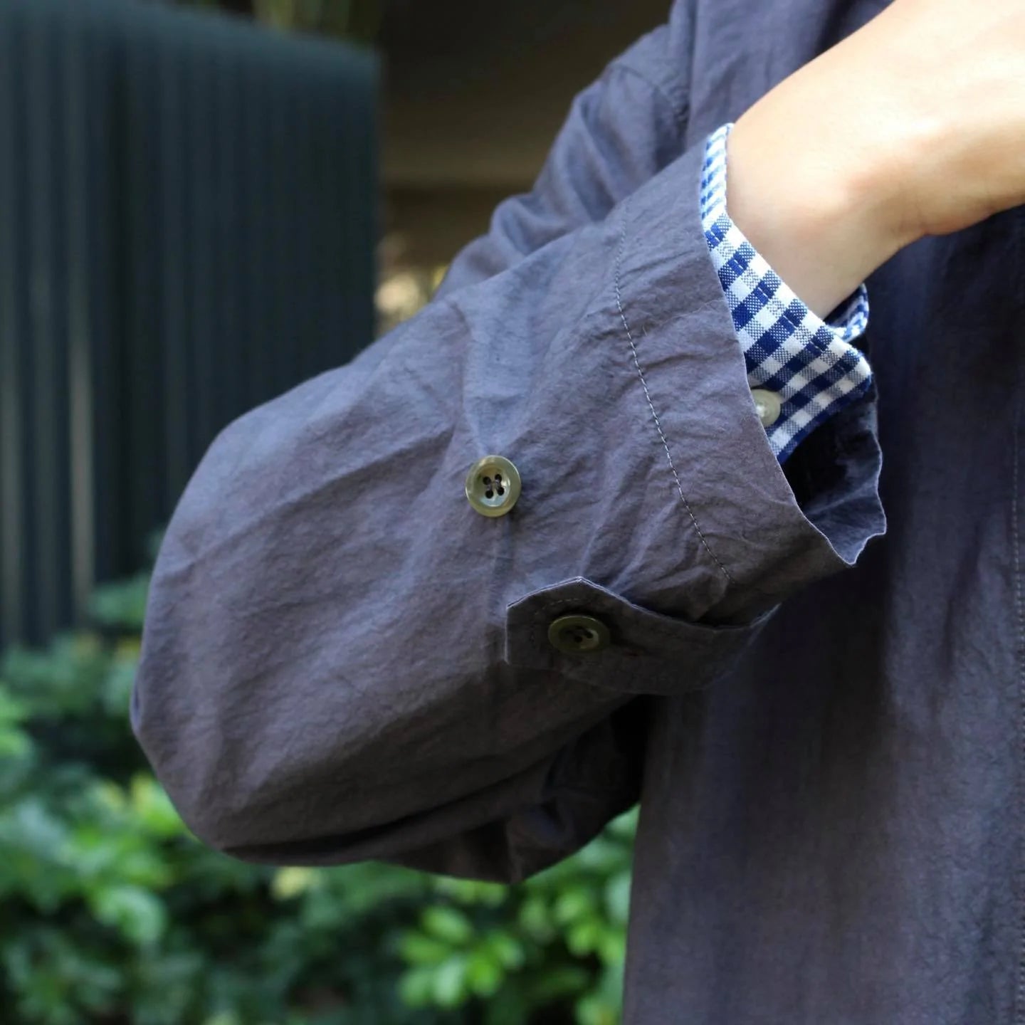 CAMP SERVICE - HIGH DENSITY NARROW LAPEL COAT(OLIVE)