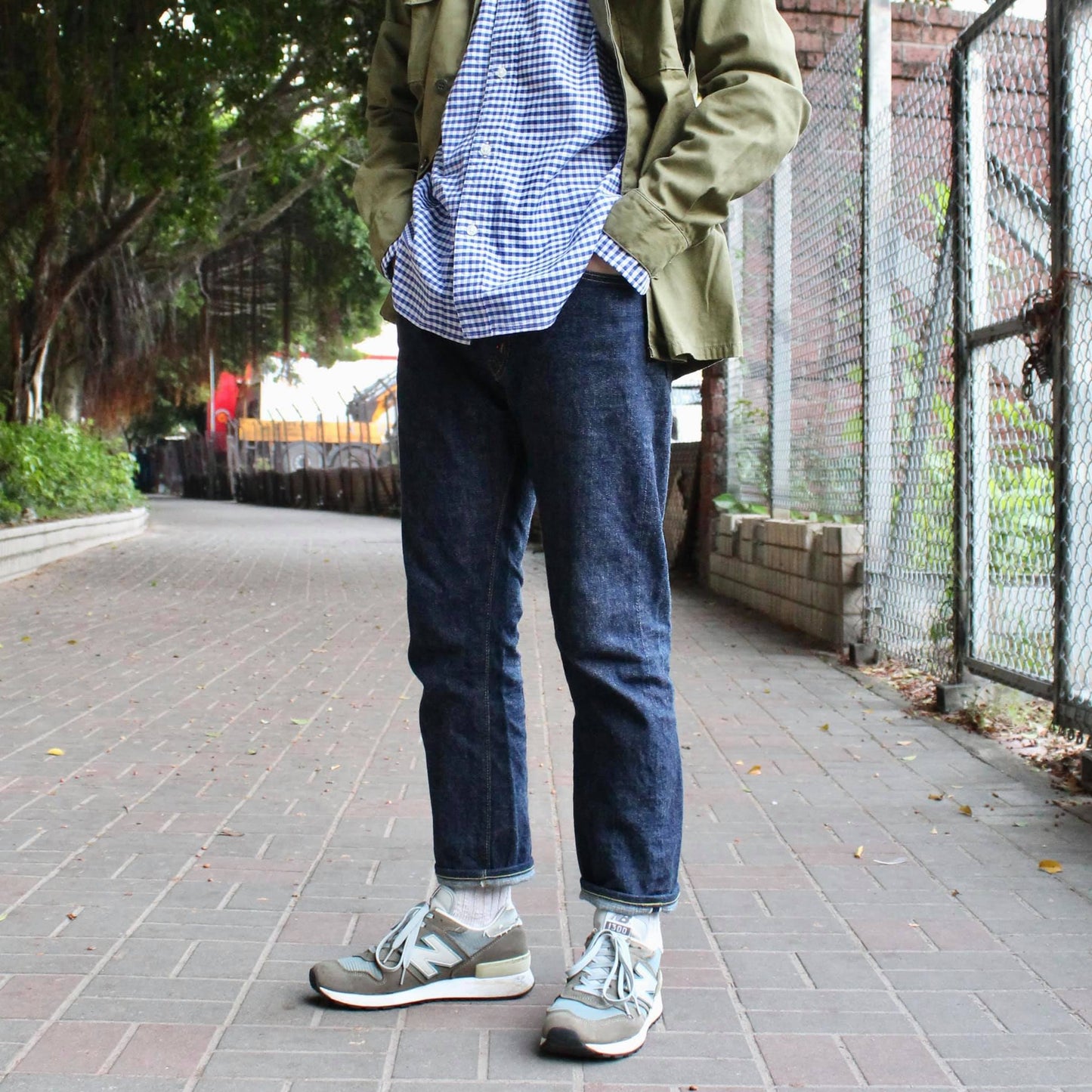 Or Slow - STANDARD ITEMS 107 IVY FIT  13.7OZ DENIM (ONE WASH)