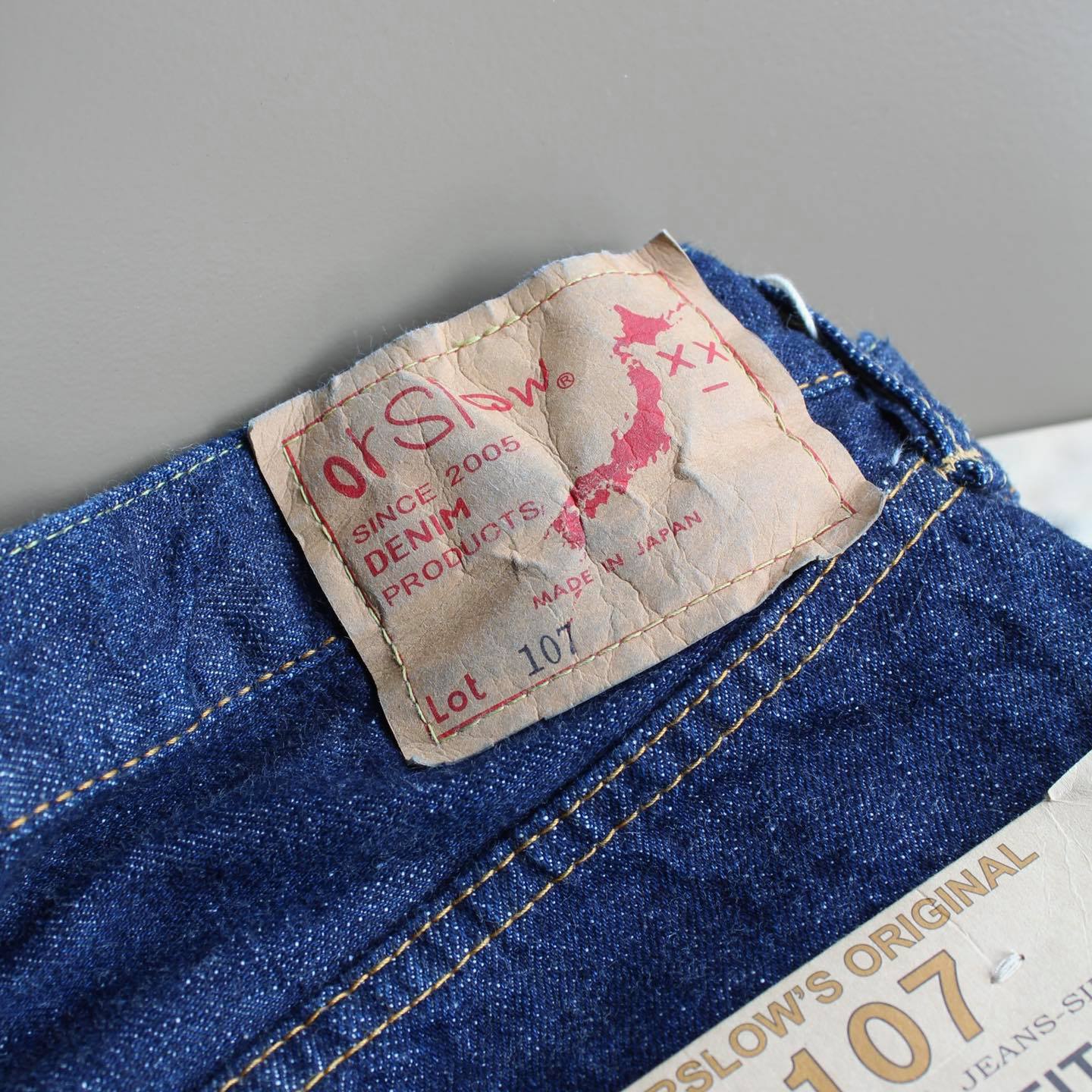 Or Slow - STANDARD ITEMS 107 IVY FIT  13.7OZ DENIM (ONE WASH)