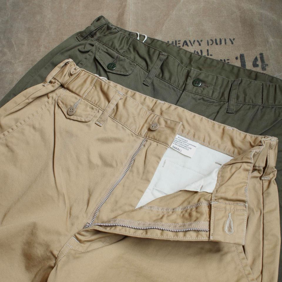 WORKERS  - FWP TROUSERS LIGHT CHINO (SAND BEIGE)