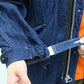 Or Slow - M-65 FISH TAIL DENIM COAT ONE WASH