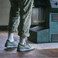 yahae - ORGANIC COTTON CLUE PILE SOCKS (Green)