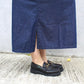 Brocante - 4.5OZ Denim cordon dress