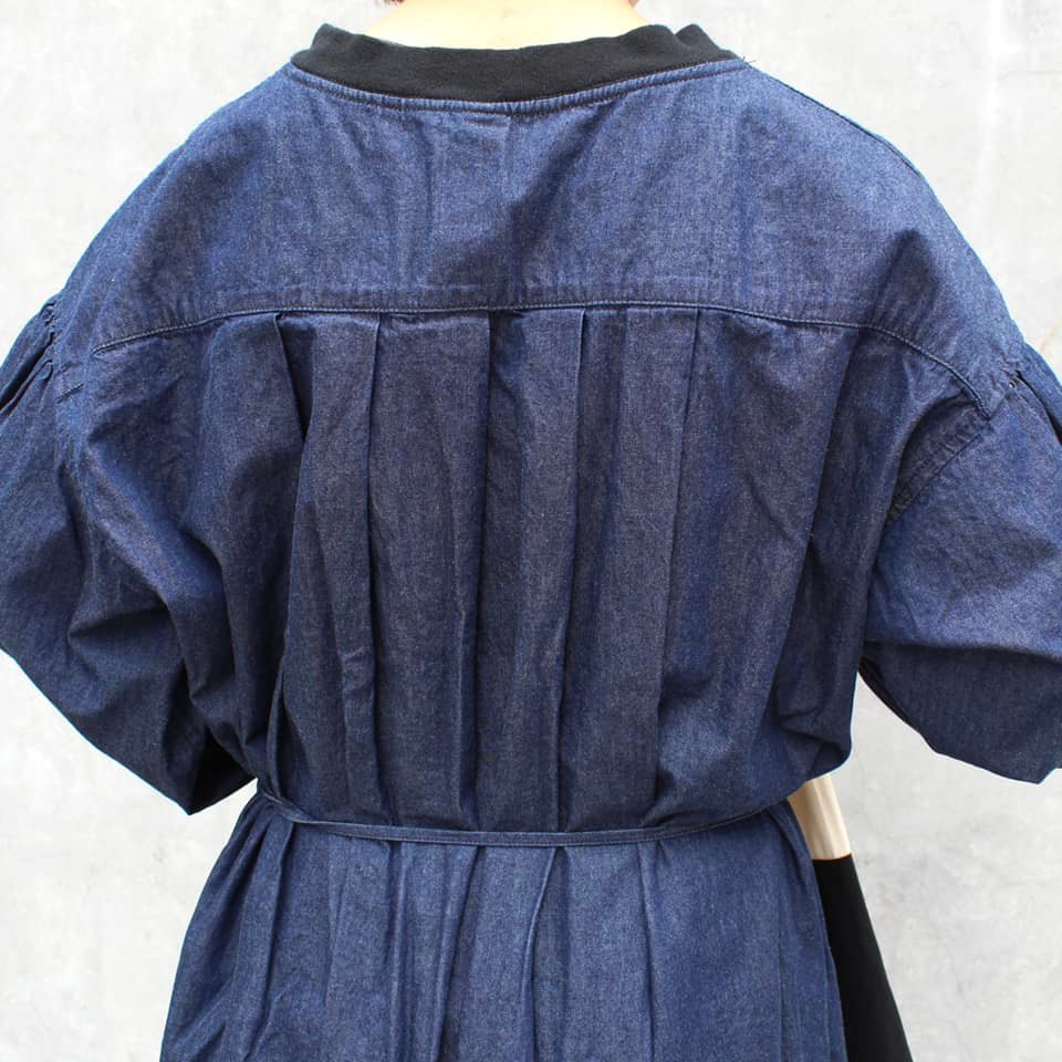 Brocante - 4.5OZ Denim cordon dress