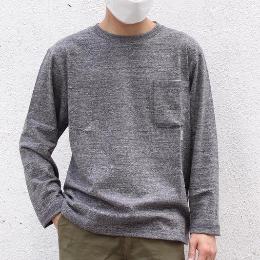 RIDING HIGH - 定番 LOOPWHEEL L/S POCKET TEE