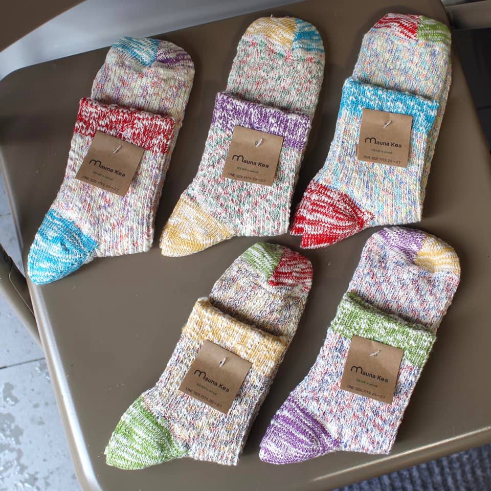 Mauna Kea Socks - THREE SIDED SWITCHING MOTTLED SOCKS