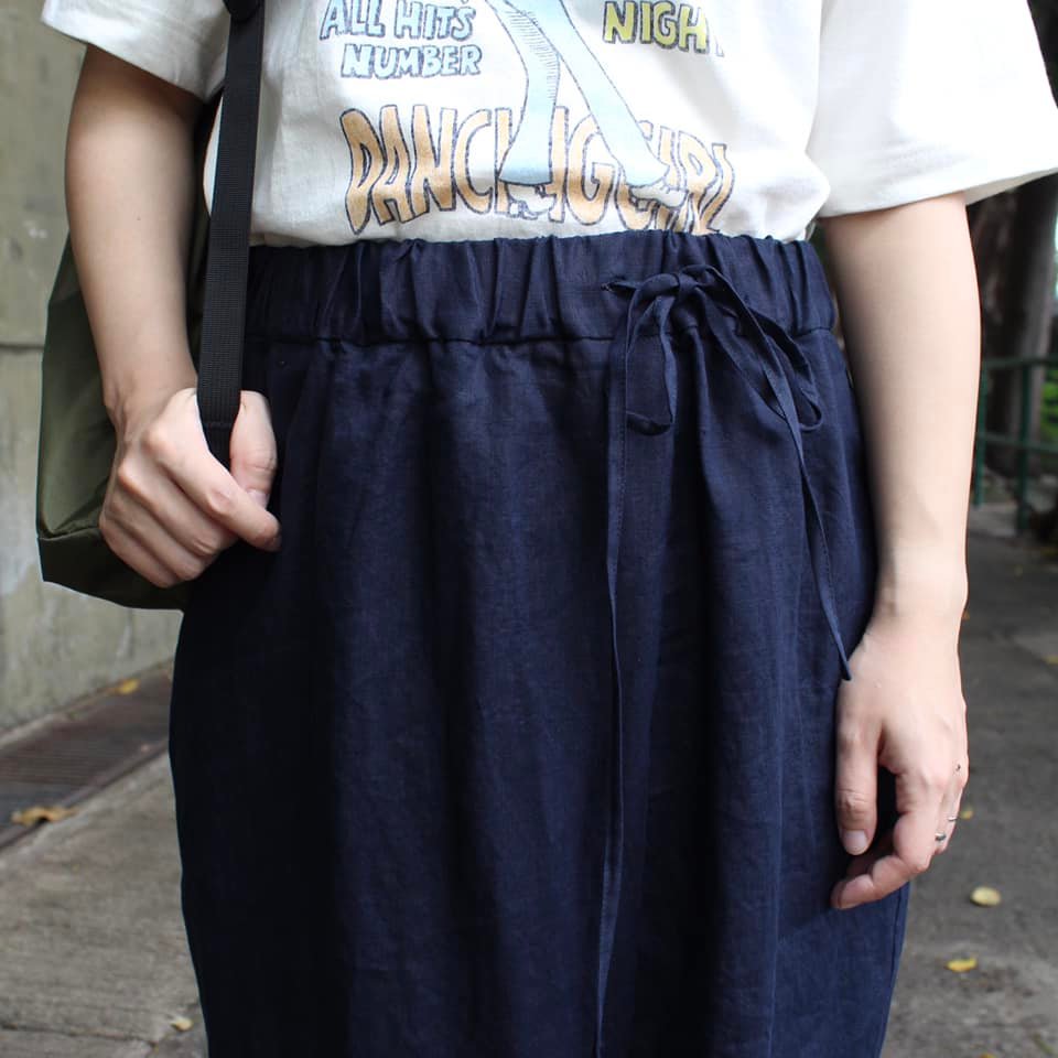 TRAVAIL MANUEL - Linen Wide Pants