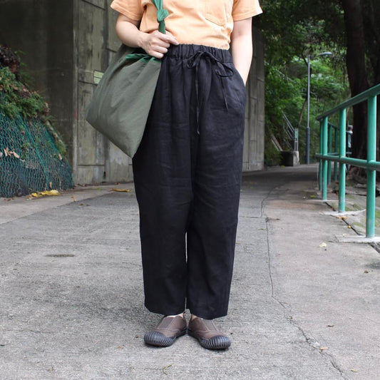 TRAVAIL MANUEL - Linen Wide Pants