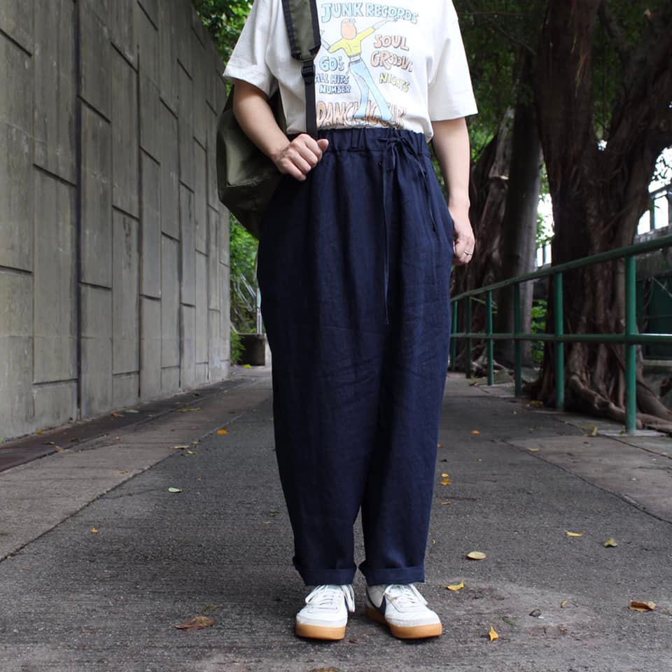 TRAVAIL MANUEL - Linen Wide Pants