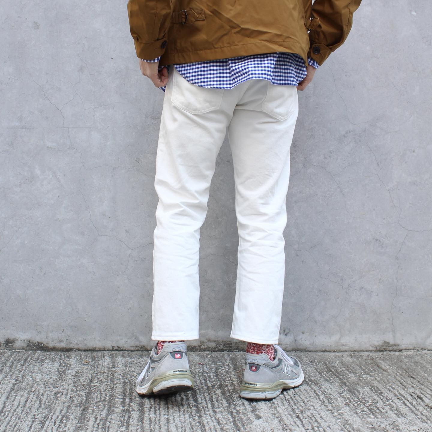 Or Slow - STANDARD ITEMS 107 IVY FIT (WHITE DENIM)