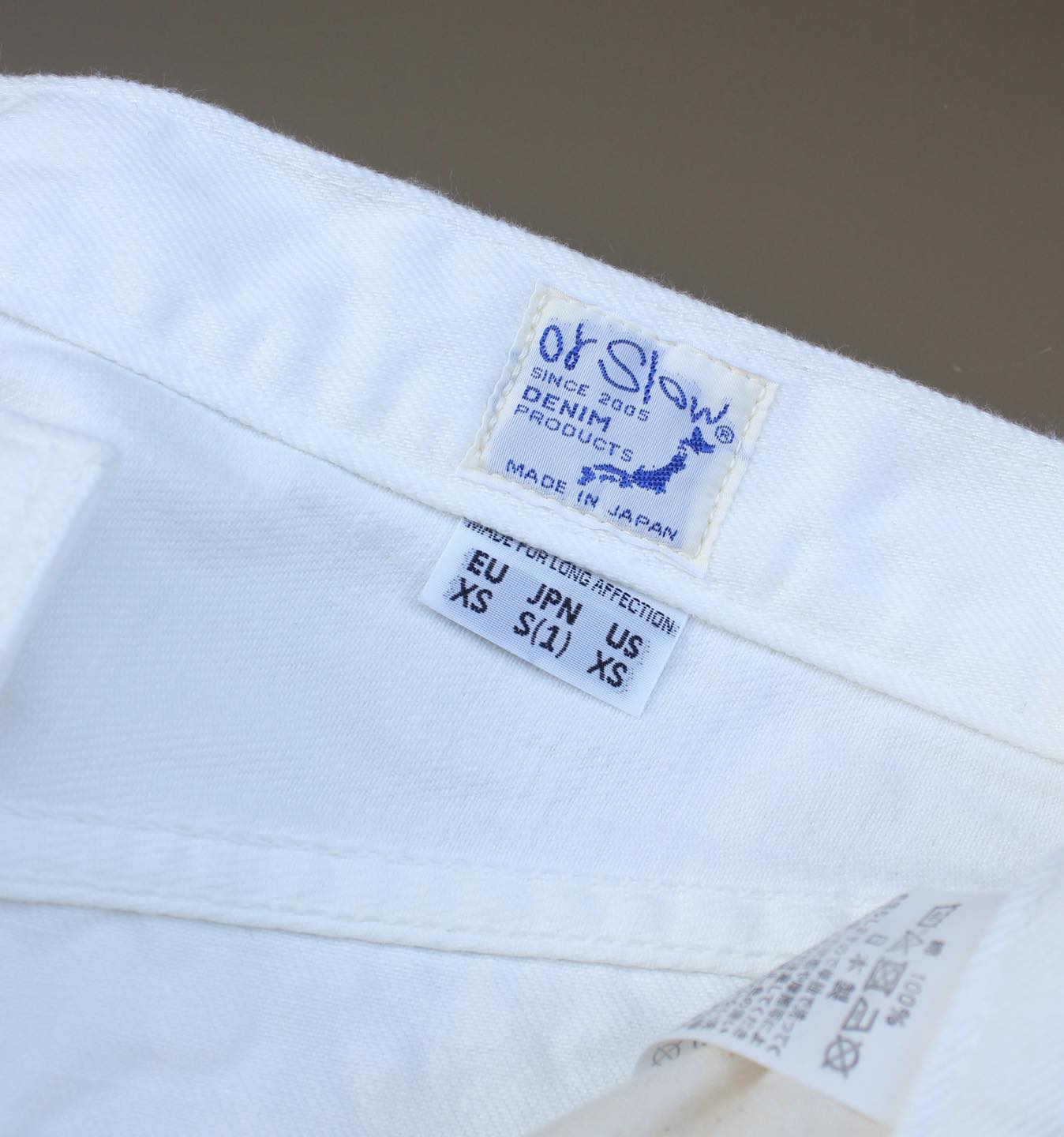 Or Slow - STANDARD ITEMS 107 IVY FIT (WHITE DENIM)