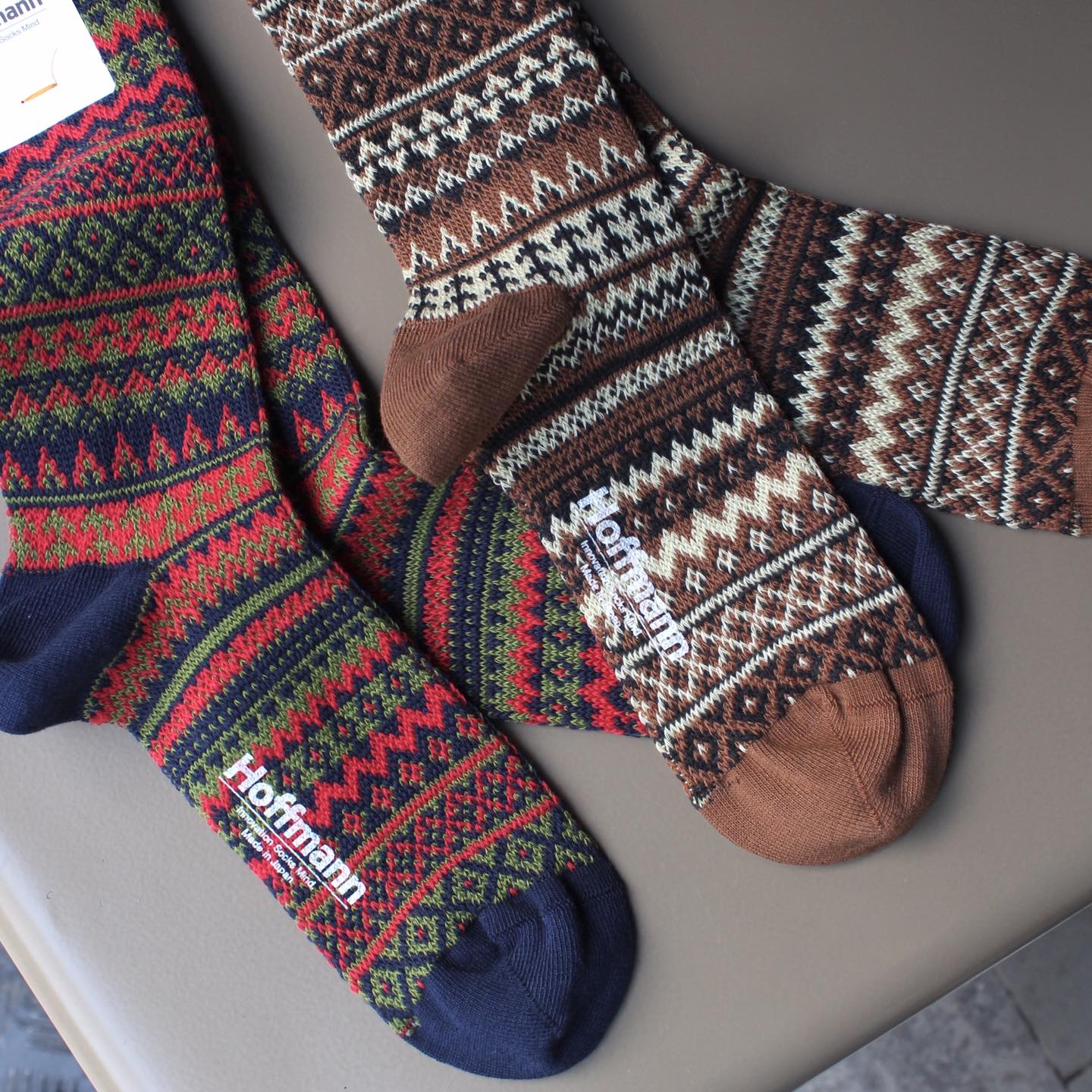 Hoffmann - DOUBLE JACQUARD SOCKS