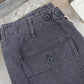 Or Slow -  SLIM FIT FATIGUE PANTS (STONE WASH BLACK)