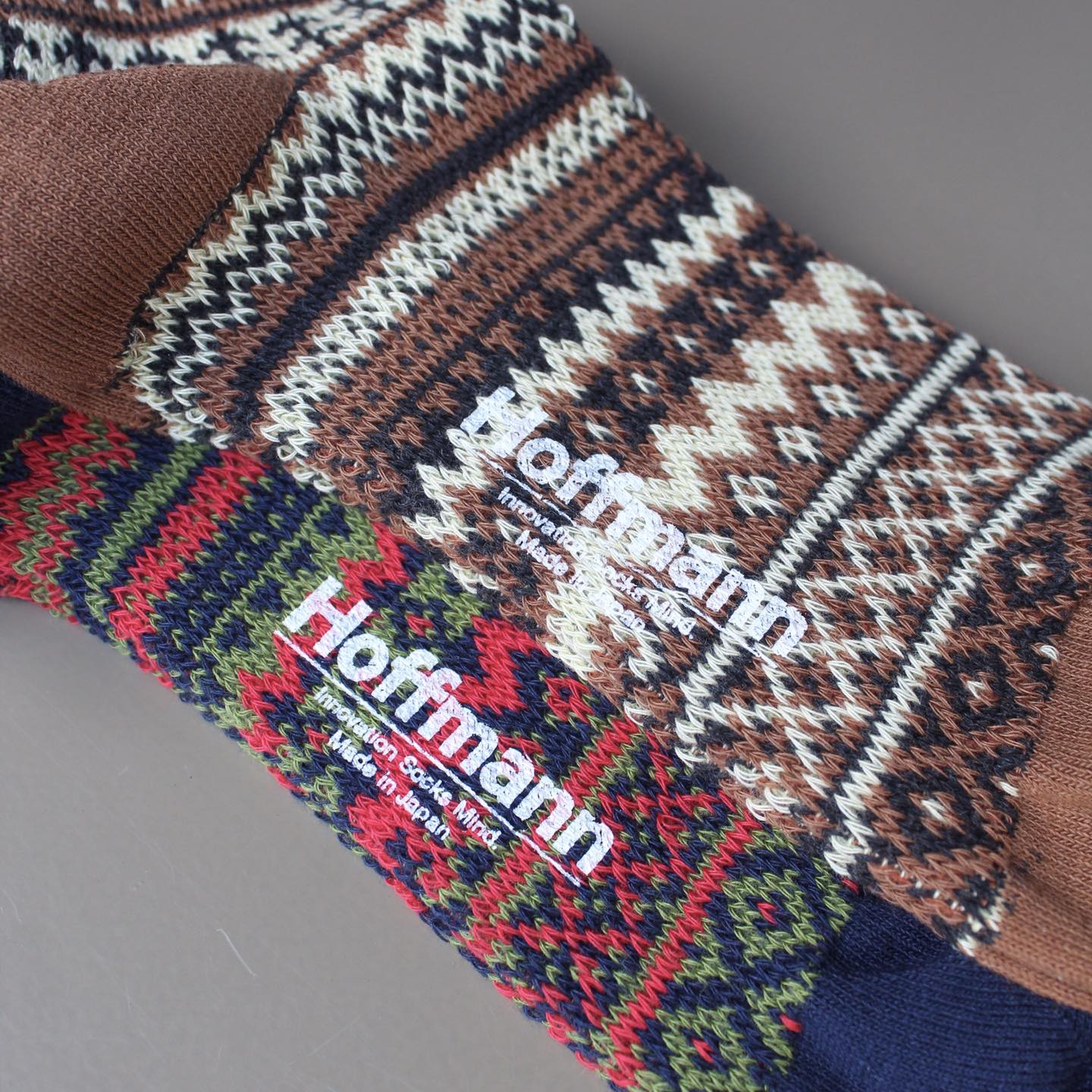Hoffmann - DOUBLE JACQUARD SOCKS