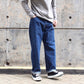 HATSKI - 15.6OZ Wide Tapered Denim (USED BLUE)