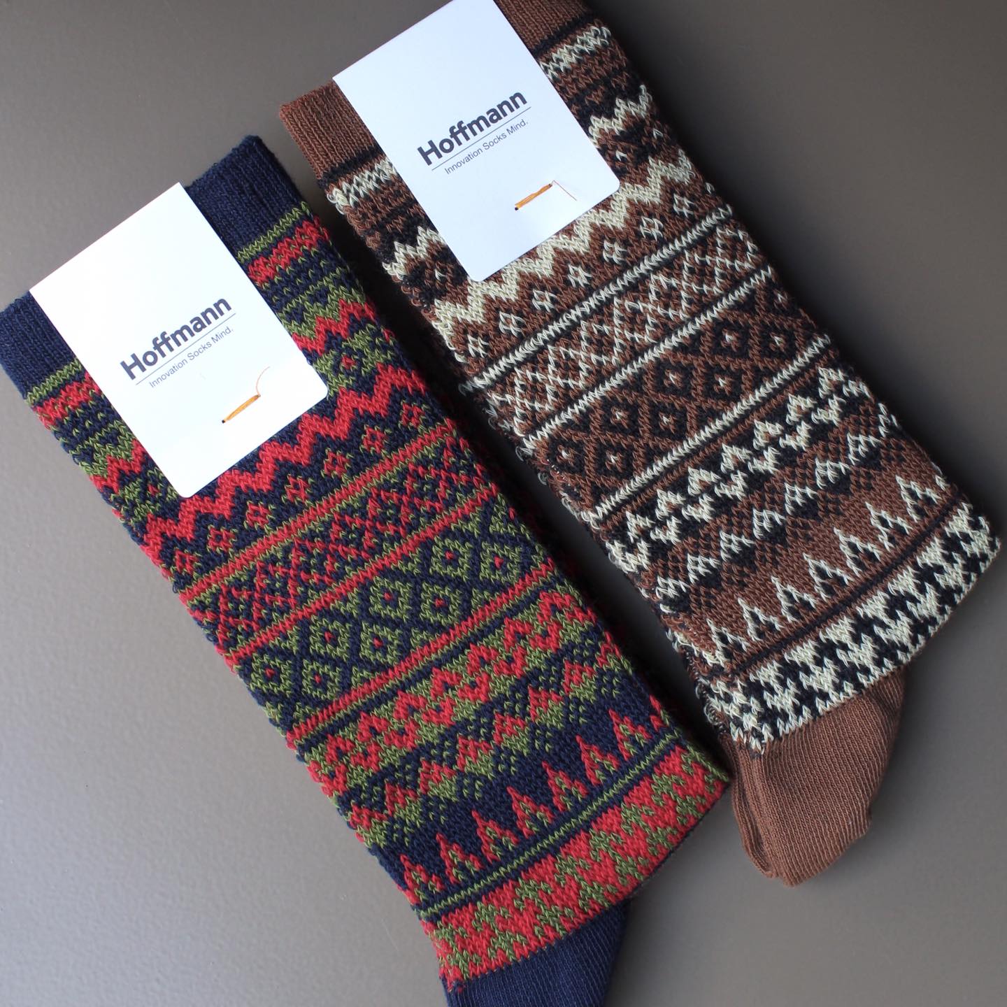 Hoffmann - DOUBLE JACQUARD SOCKS