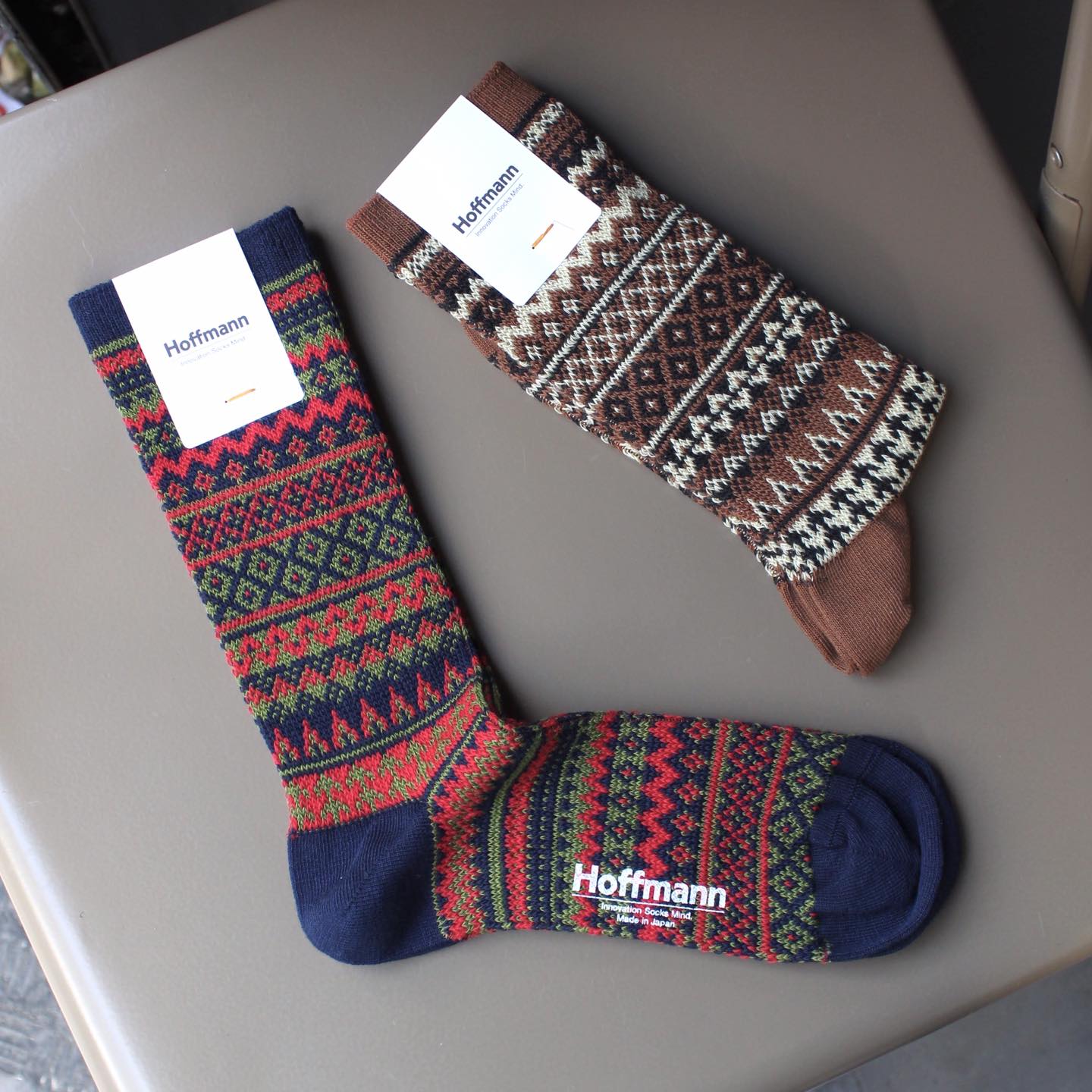 Hoffmann - DOUBLE JACQUARD SOCKS