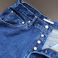 HATSKI - 15.6OZ Wide Tapered Denim (USED BLUE)