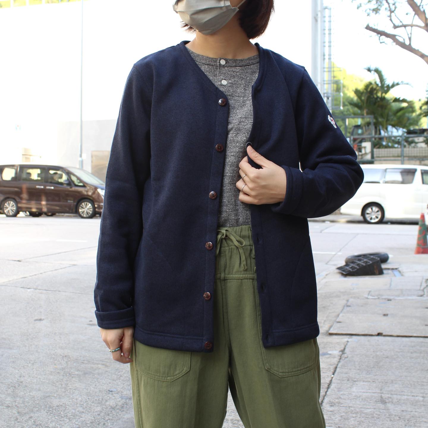 ARVOR MAREE - CARDIGAN FLEECE