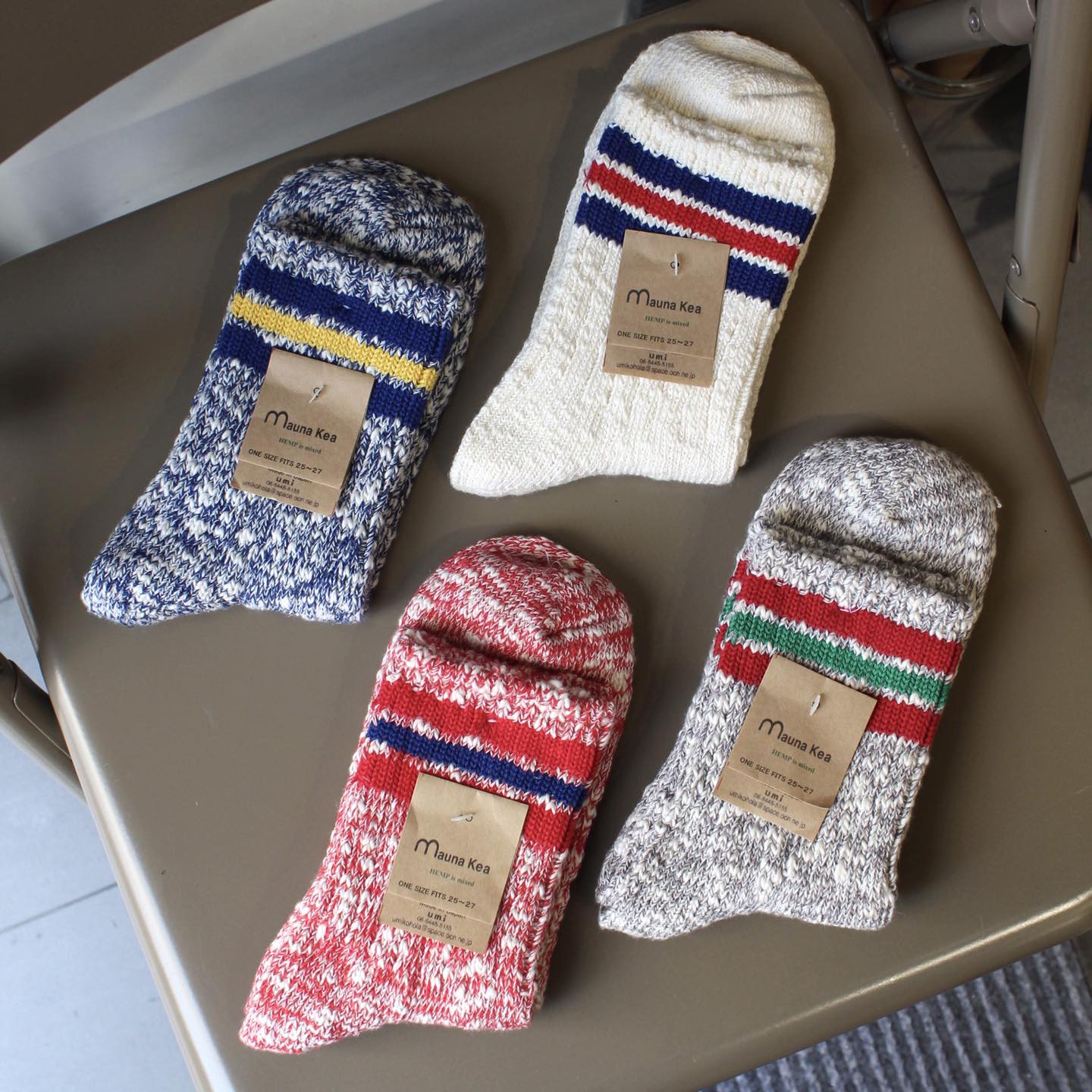 Mauna Kea Socks - Stripe Socks