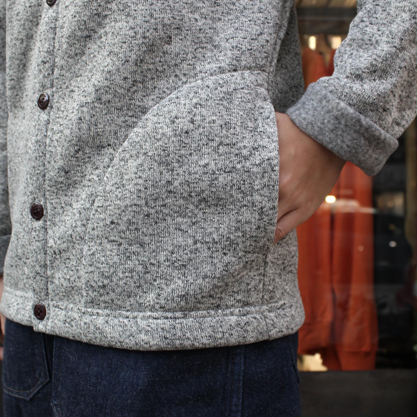 ARVOR MAREE - CARDIGAN FLEECE