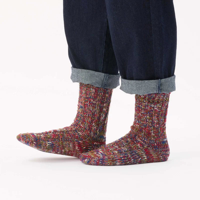 Hoffmann - Organic Cotton Slub Ribbed Socks
