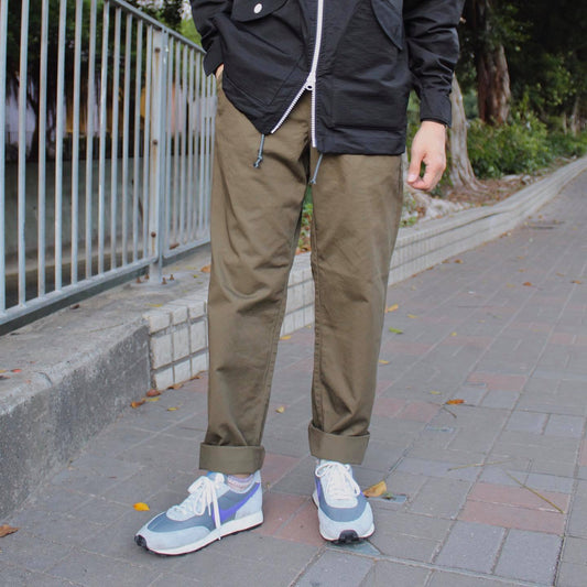 WORKERS  - FWP TROUSERS LIGHT CHINO (OLIVE)