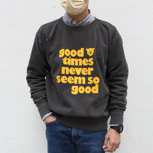 MIXTA - TIGER SWEATSHIRT VINTAGE BLACK
