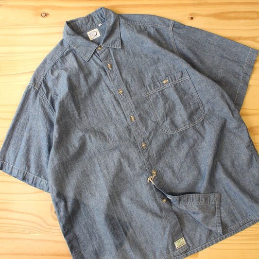 Or Slow - LOOSE FIT S/S CHAMBRAY SHIRT