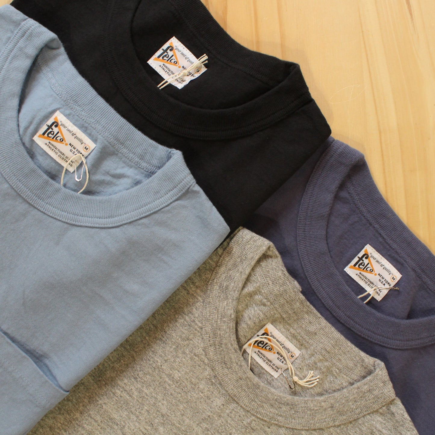 FELCO - S/S 7oz BINDER CREW NECK POCKET TEE