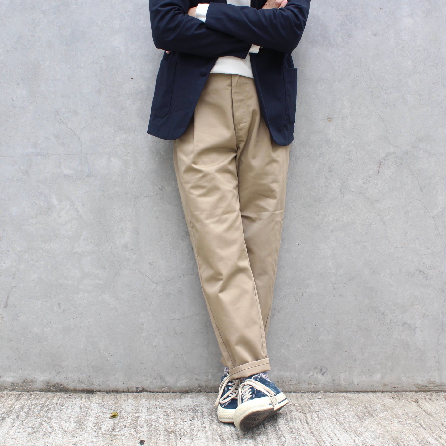 UNIVERSAL OVERALL 日版-CLASSIC COLLECTION TUCK TAPERED PANTS