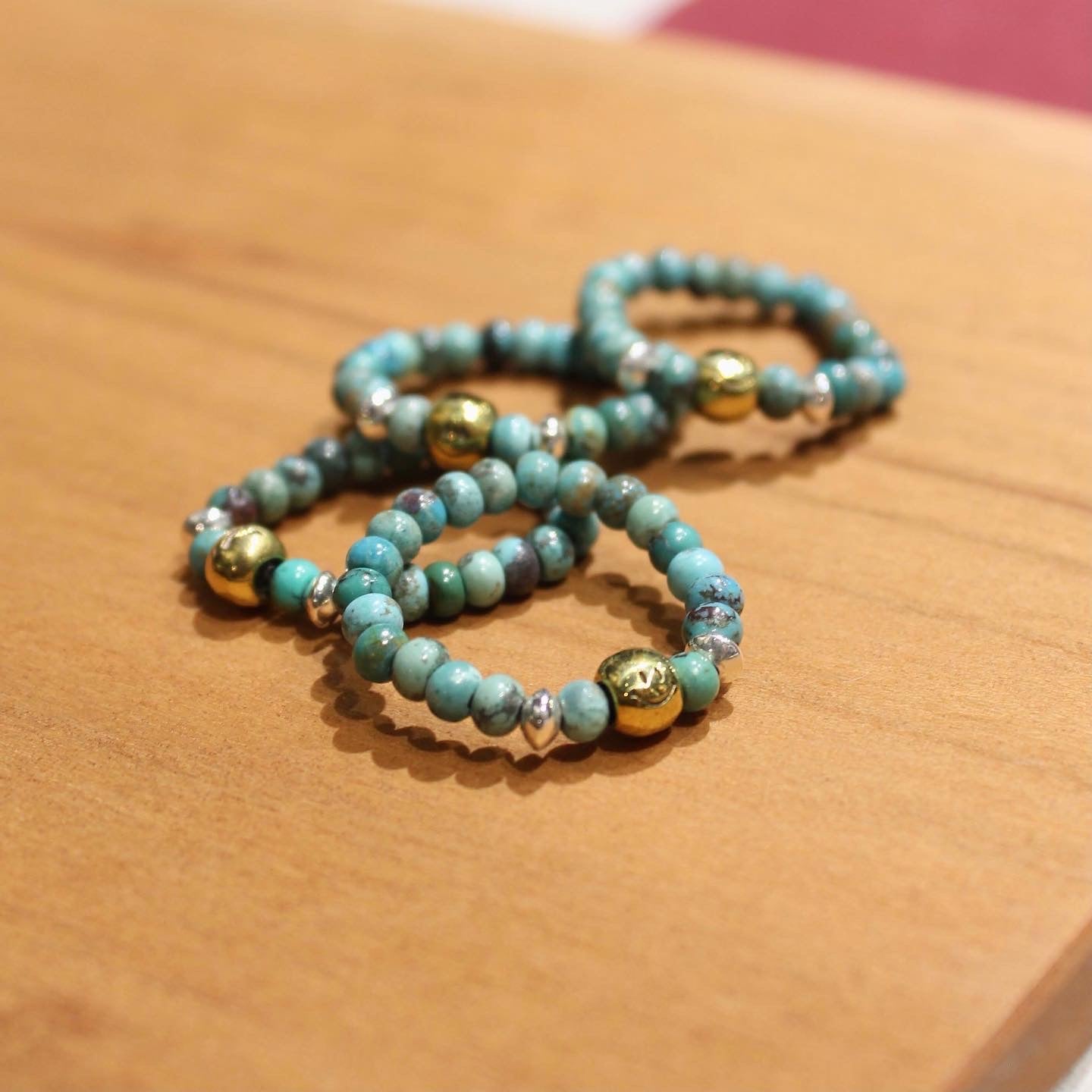 Atease - SMILE BEADS RING