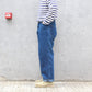 HATSKI - Wide Tapered Washi(日本和紙) Denim (USED BLUE)