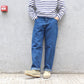 HATSKI - Wide Tapered Washi(日本和紙) Denim (USED BLUE)